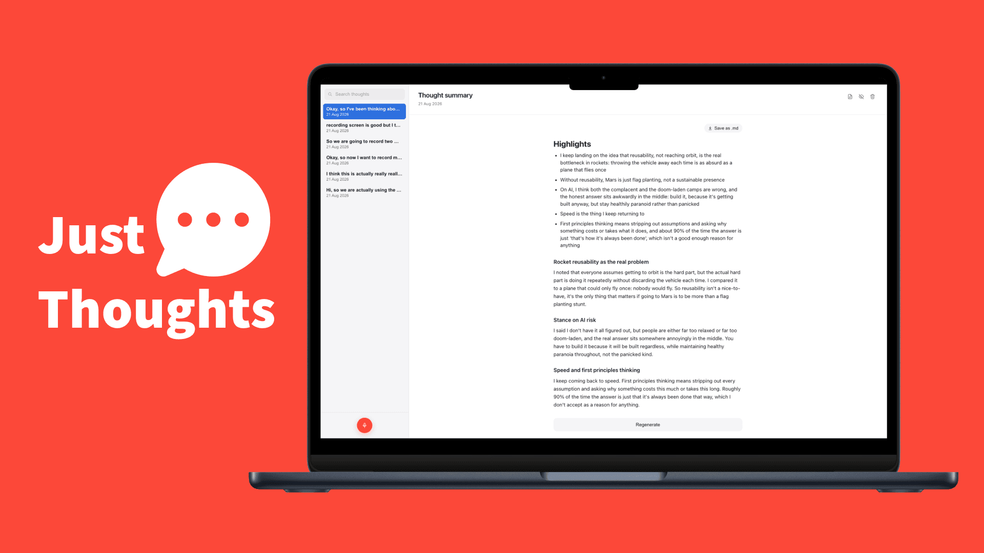 I Built an App That Turns My Thoughts Into Posts